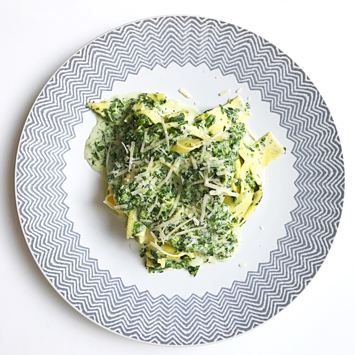 Spinach and Mascarpone Pasta